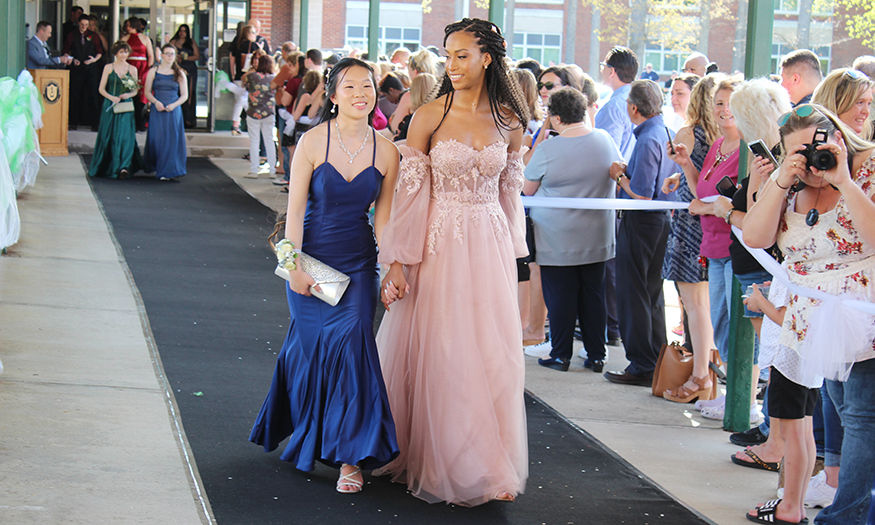 Students students at Prom Walk-In