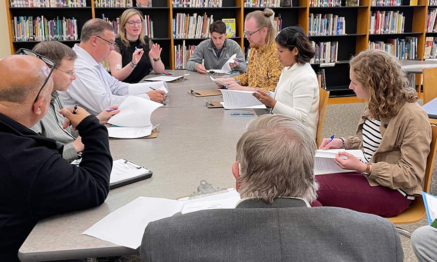 Civil Engineers around a table