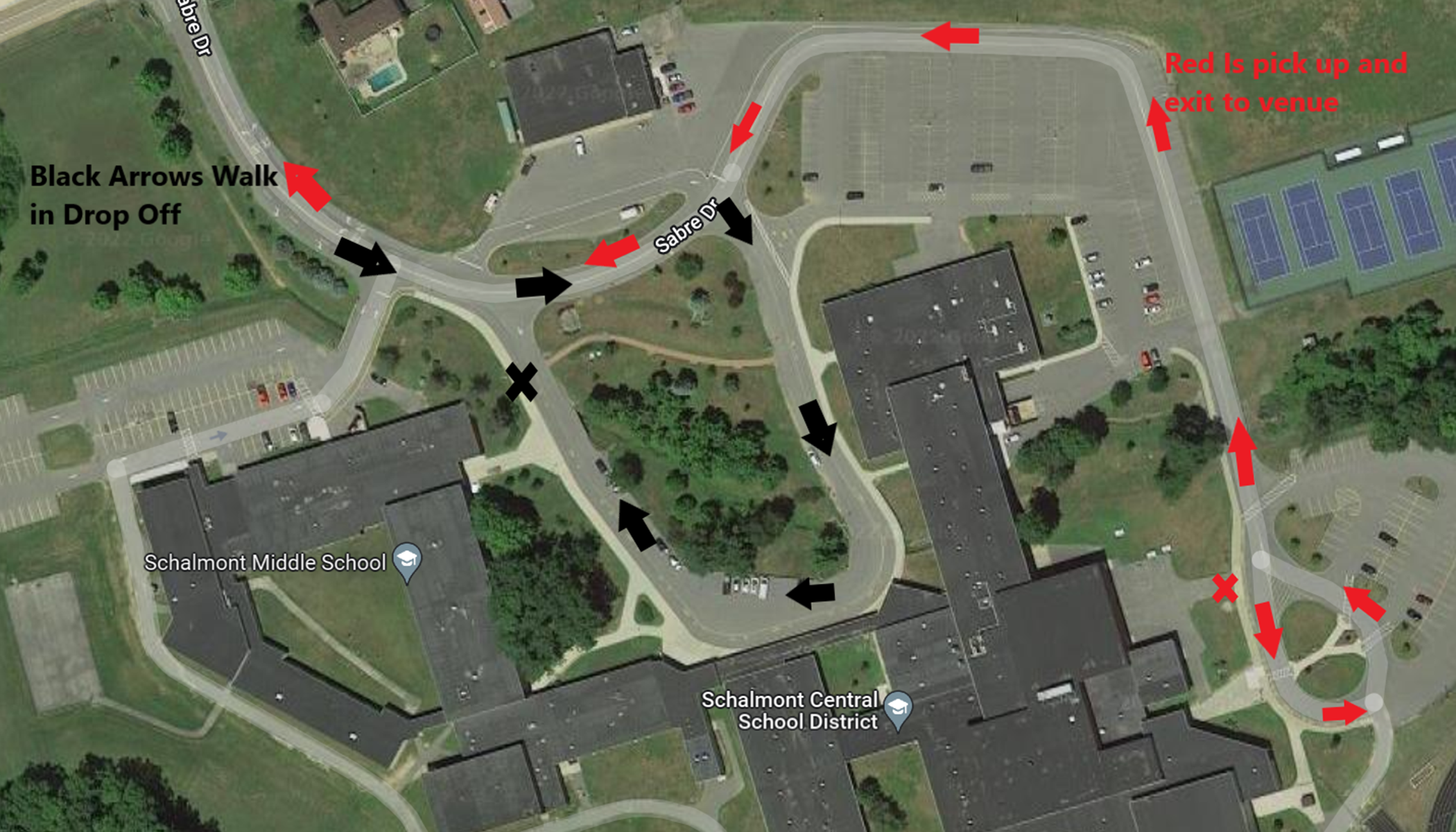 Map of Prom Walk-In