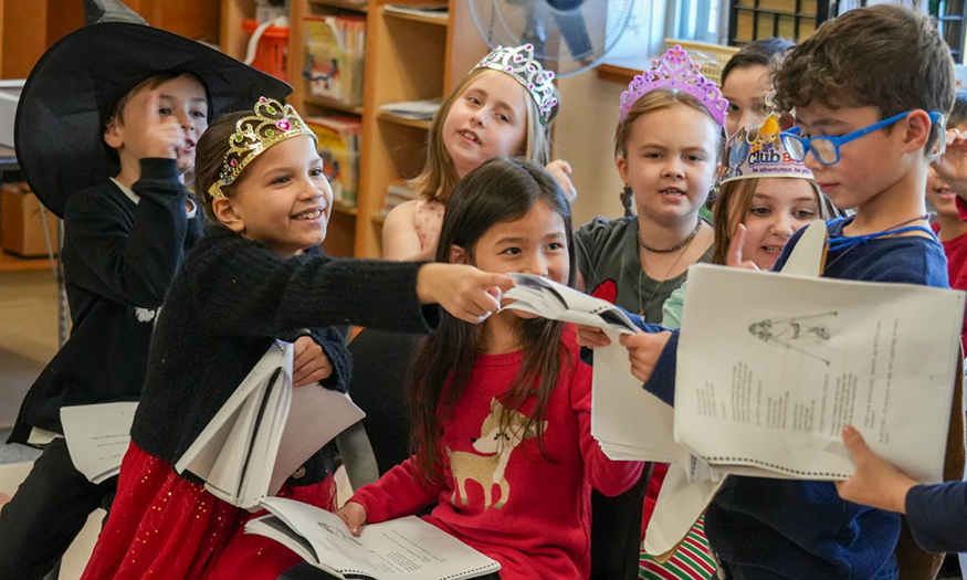 Students perform class play