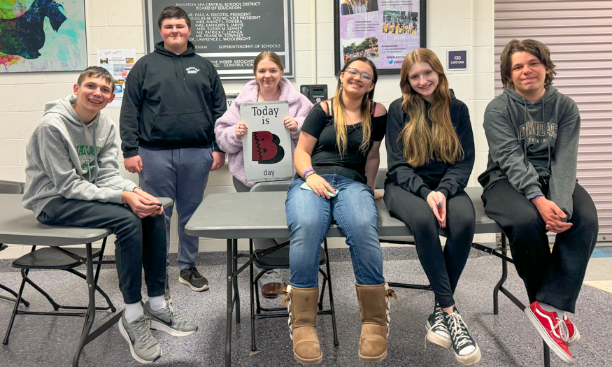 Students pose for group photo