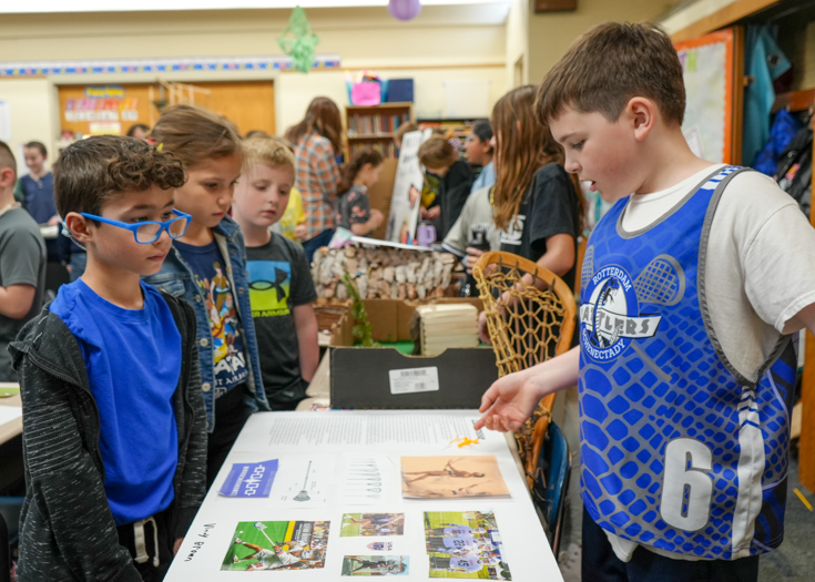 Students share presentations