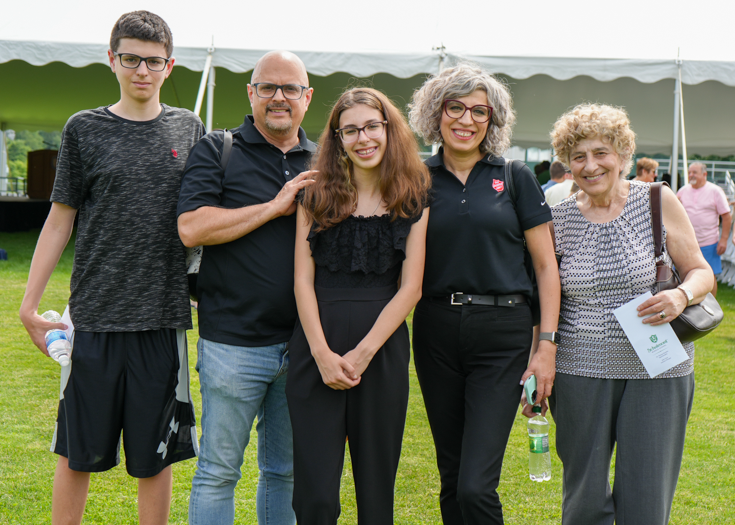 Group photo of family