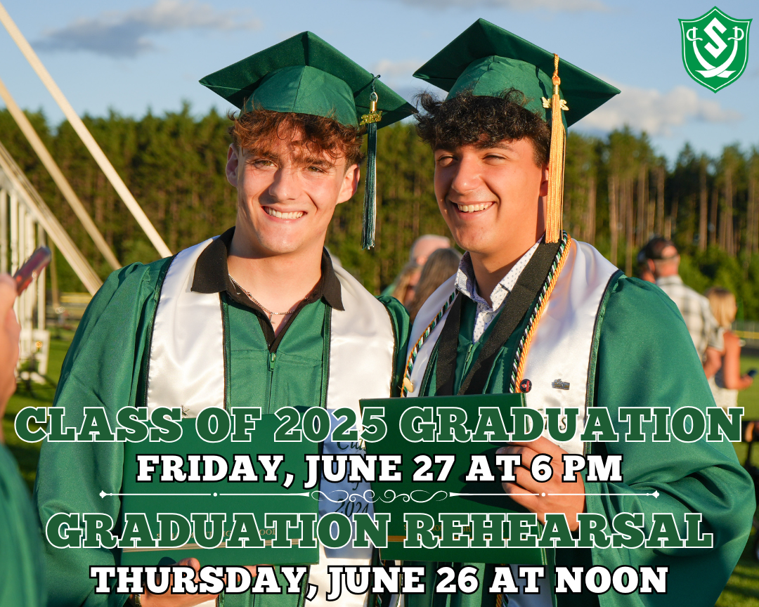 Graduation 2025 graphic