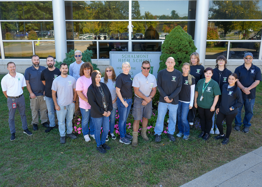 Group photo of Facilities Team