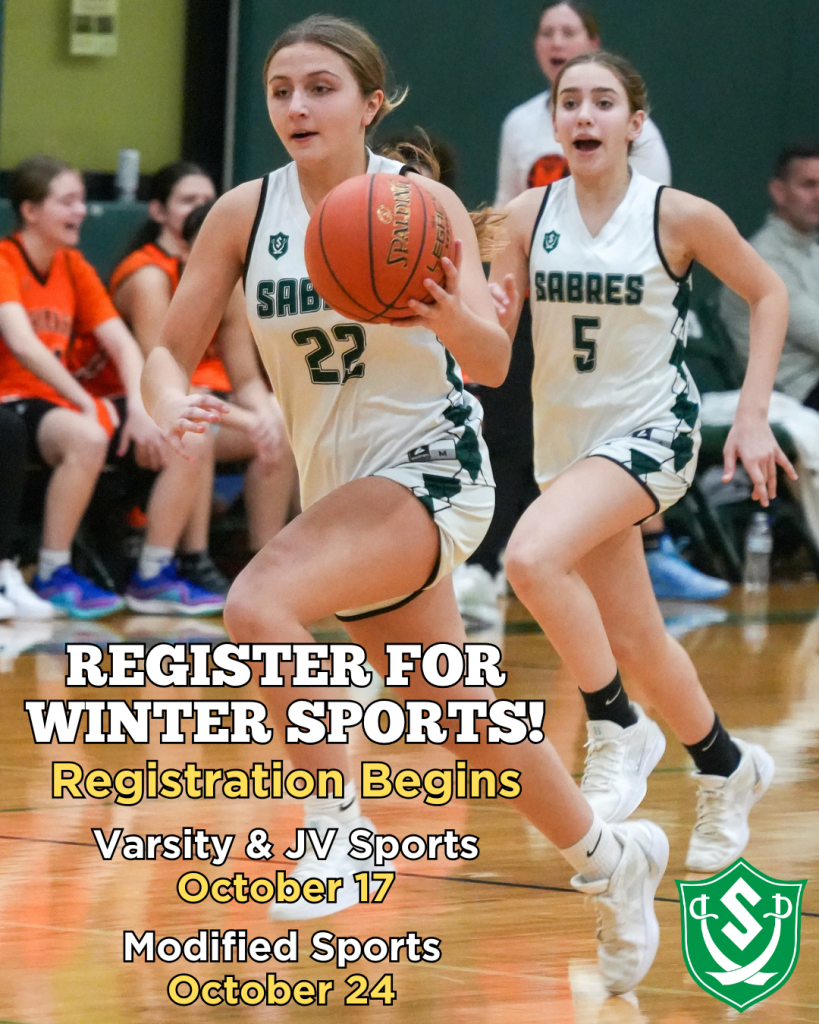 Sports Registration Open graphic