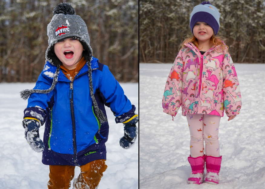 Students enjoy snowy recess