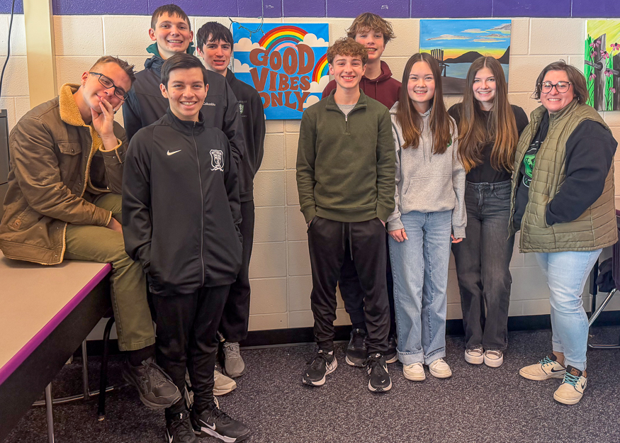 Group photo of students