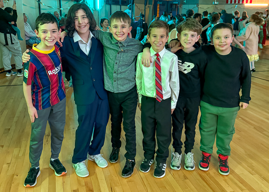 Group photo of students at dance