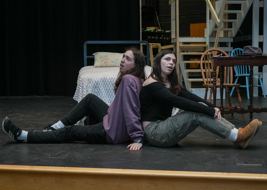 Students rehearse musical