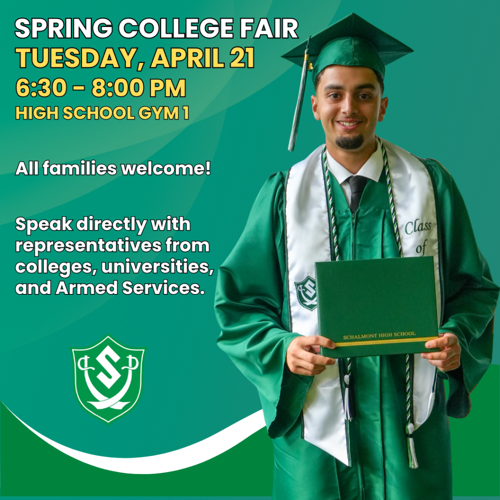 Spring College Fair graphic