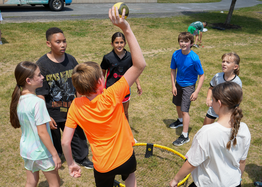 Students play game