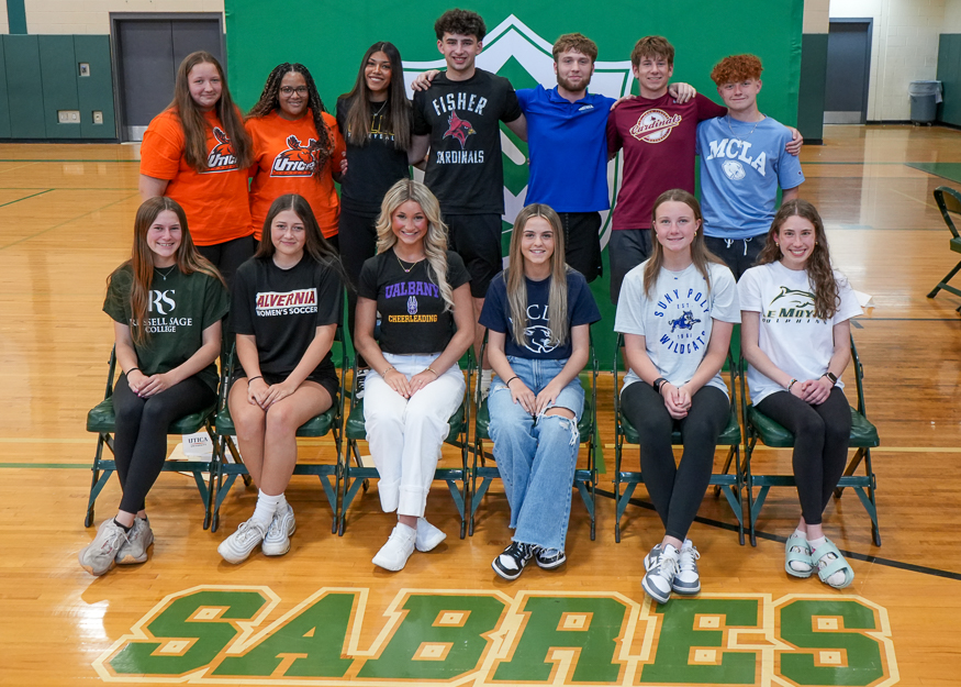Group photo of student athletes