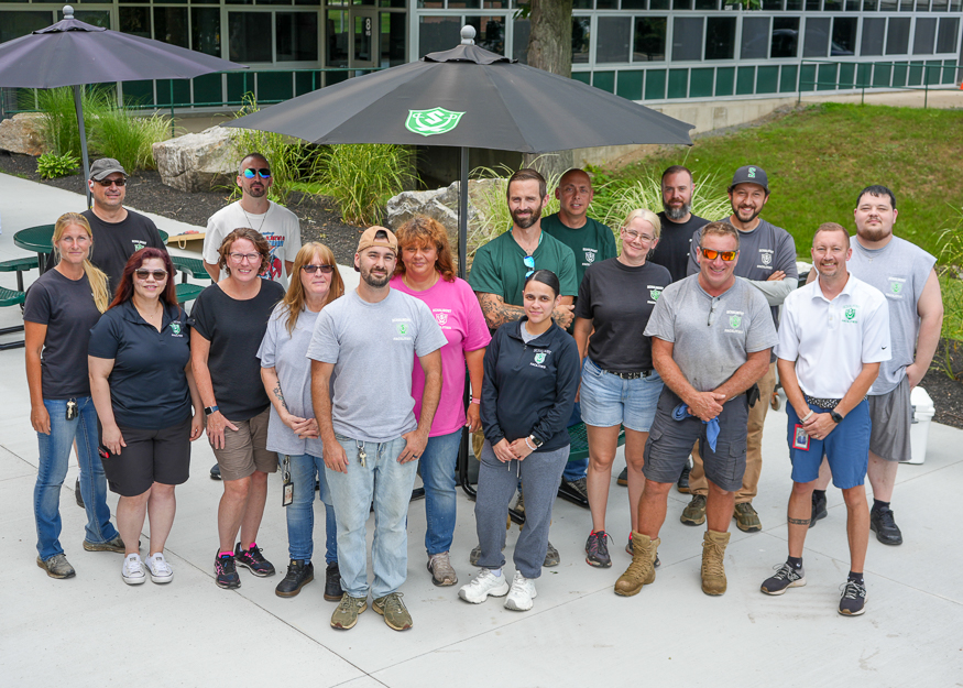 Group photo of Facilities team