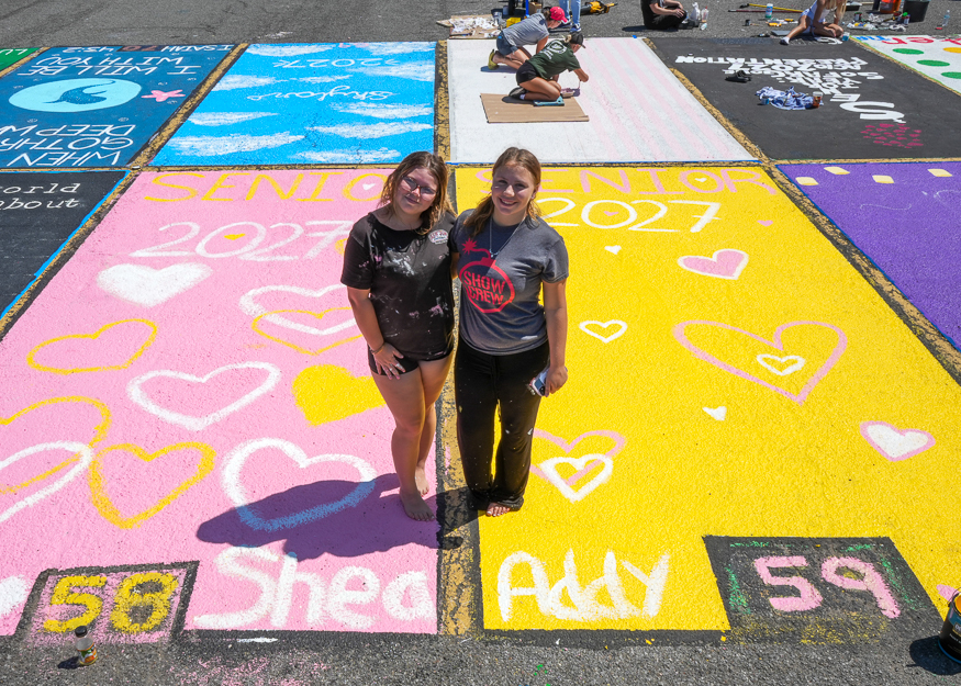 Students with parking spots