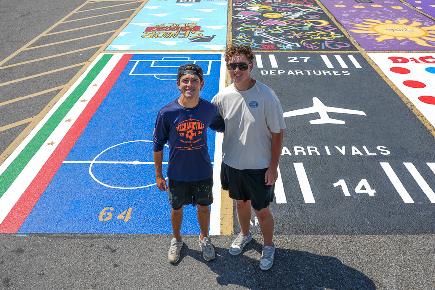 Students with parking spots