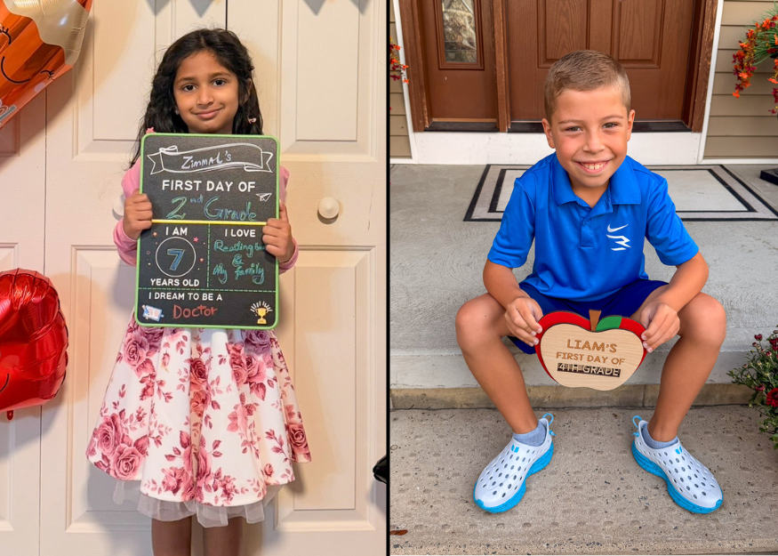 Back to school student photos