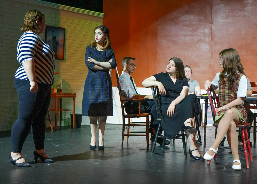 Students rehearse play