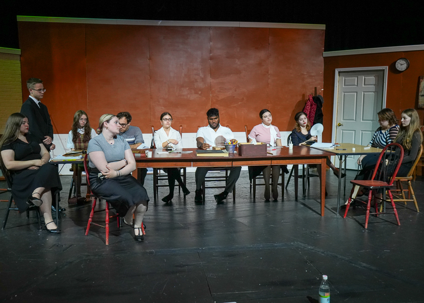 Students rehearse play