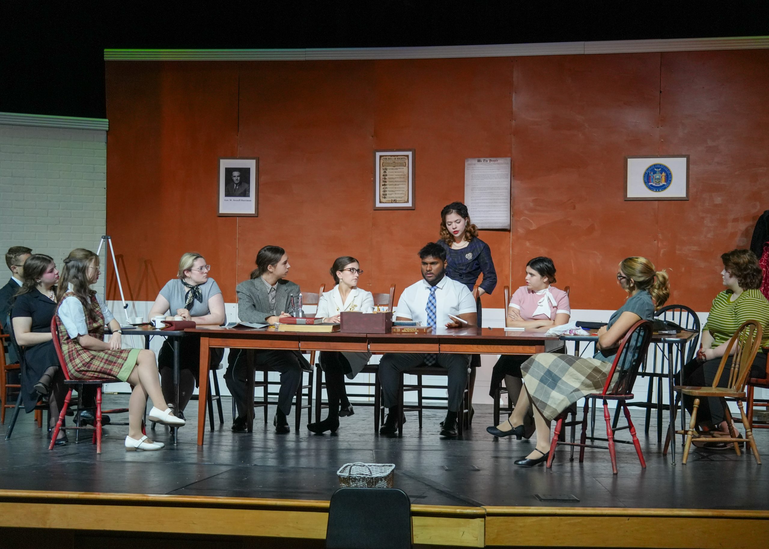 Students rehearse plan